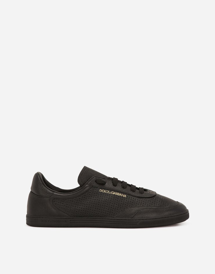 Zapatillas Saint Tropez de piel de becerro perforada