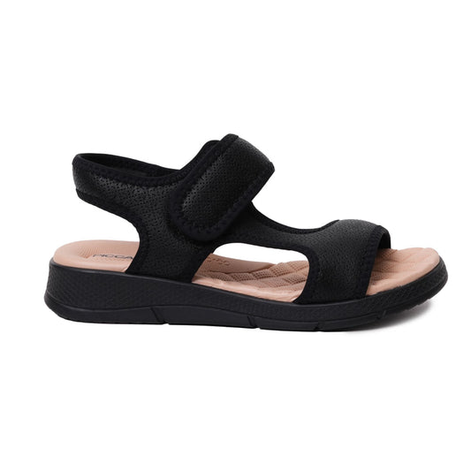 Women's Orthopedic Velcro Sandals Piccadilly Black