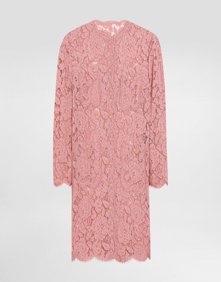 Abrigo de Encaje Cordonnet Floral DG