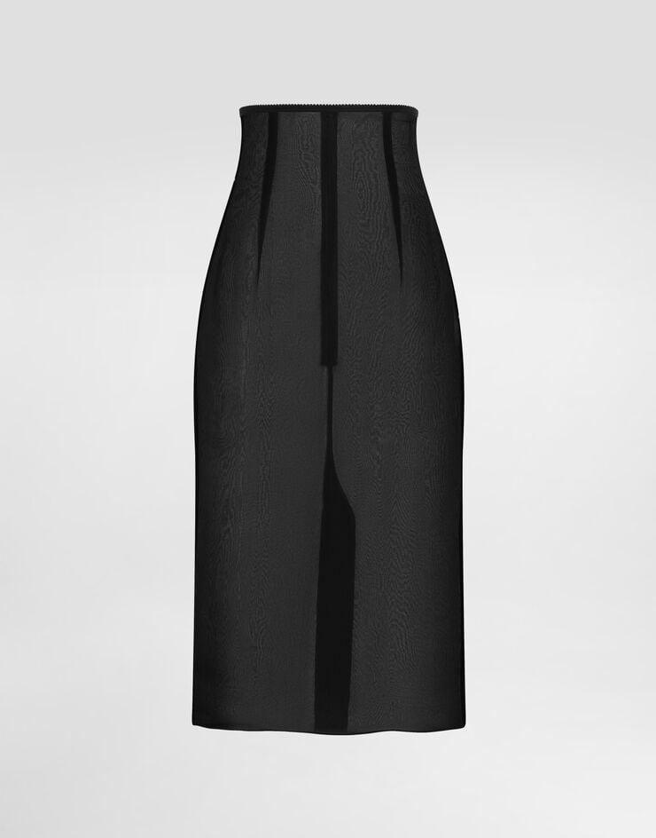 Gonna in voile di chiffon lunga fino al polpaccio