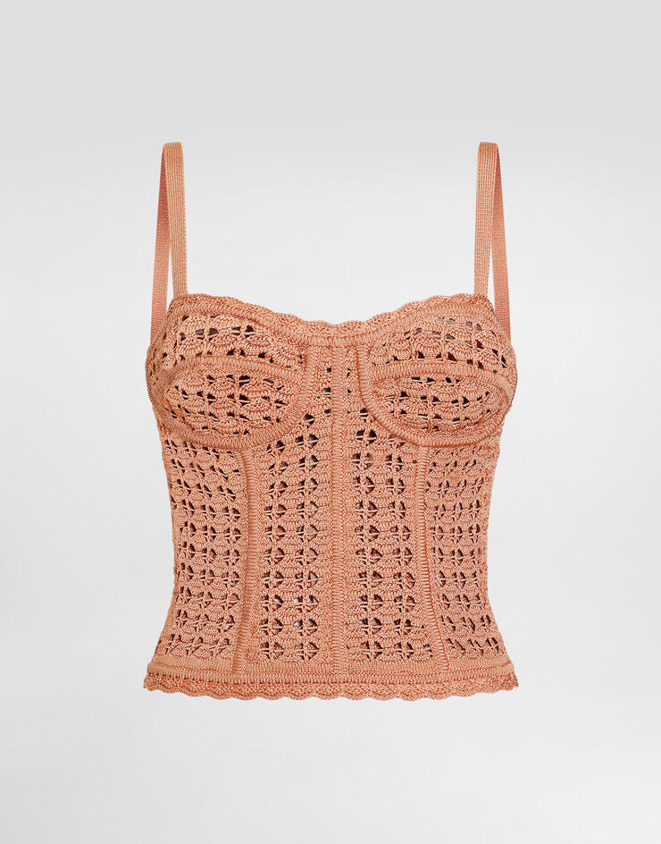 Camiseta de tirantes con corpiño de viscosa