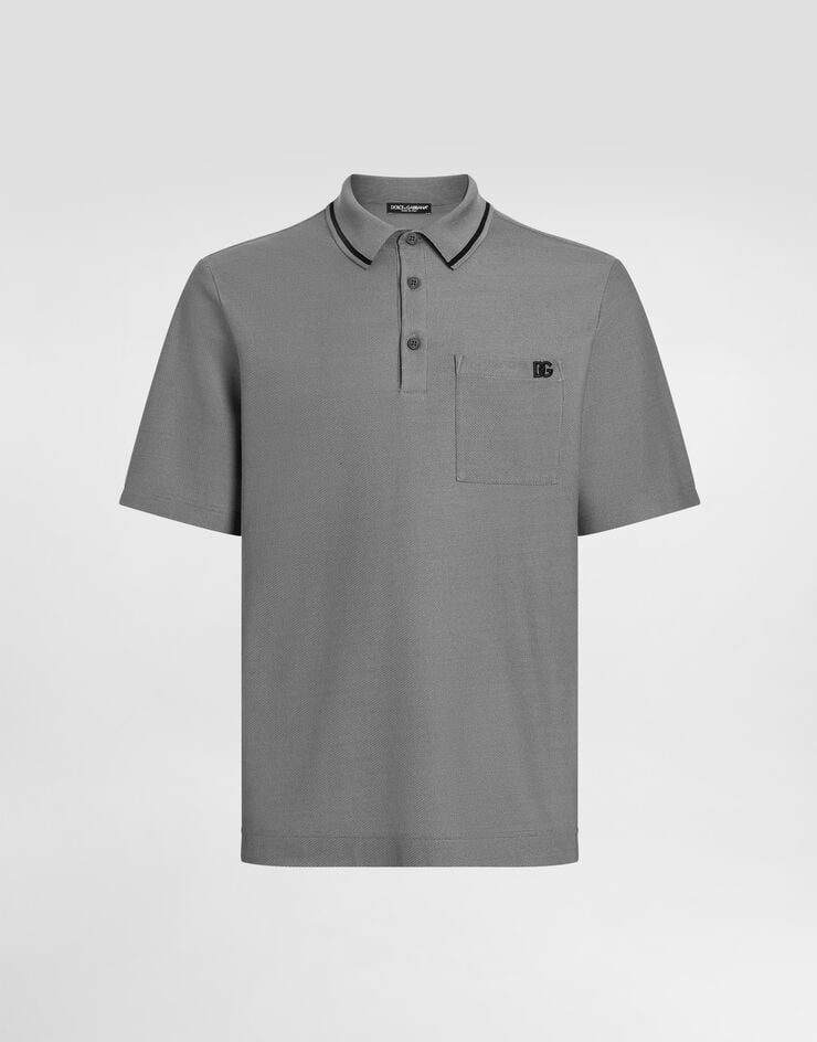 Polo de piqué de algodón