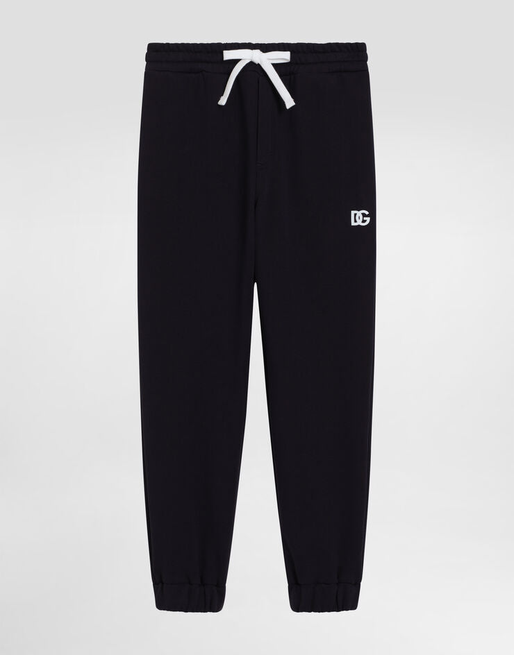 Calça de moletom de lã com logotipo da DG