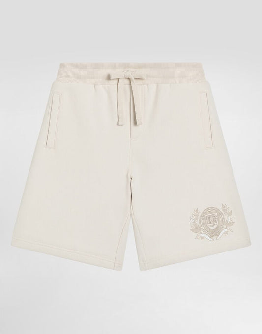 Shorts de lã com o logotipo da DG