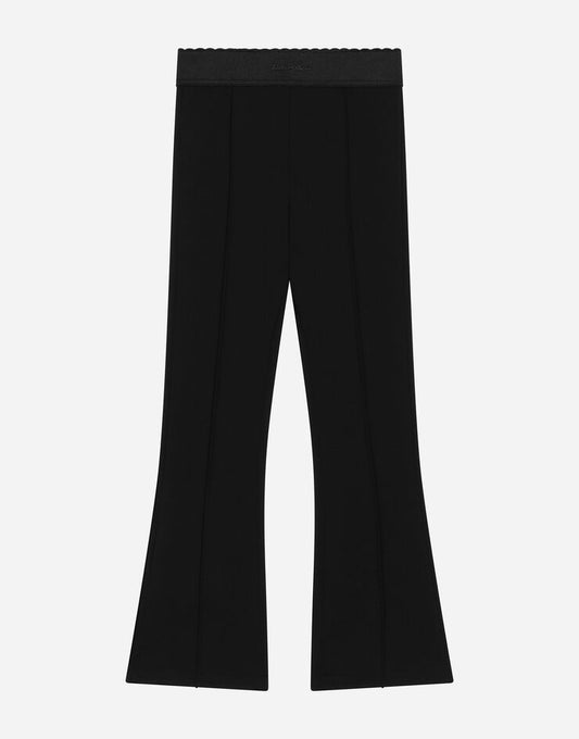 Pantaloni in jersey con logo Dolce & Gabbana
