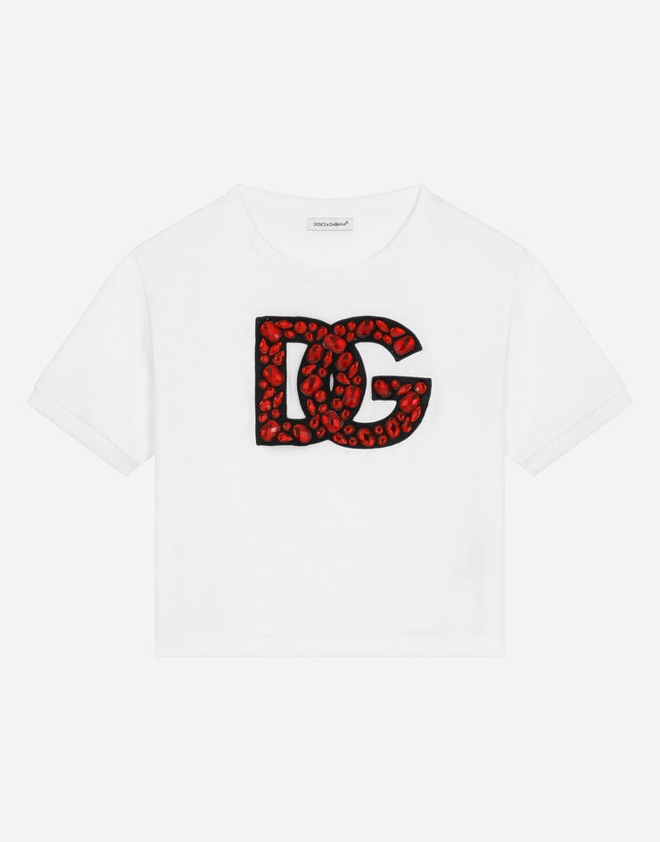 Camiseta de manga corta con logotipo DG