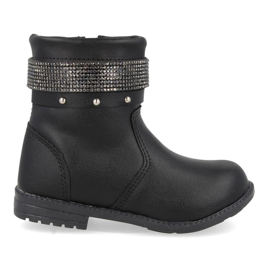 Botas curtas pretas para crianças