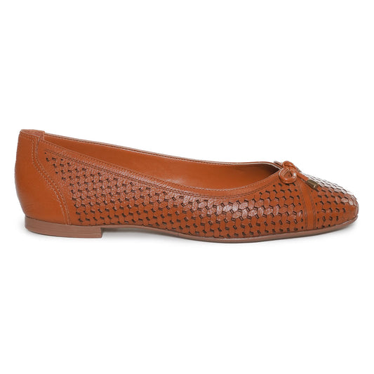 Bottero Women's Caramel Flat Shoes