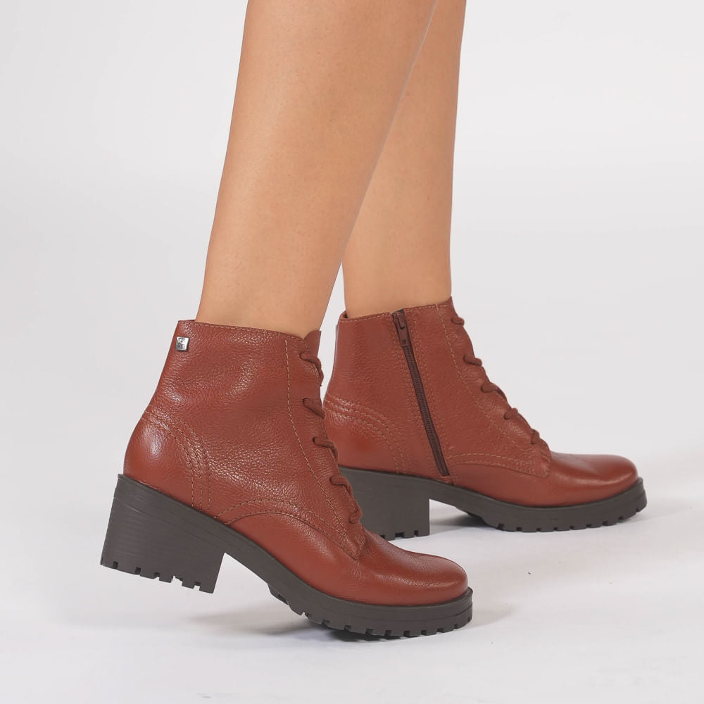 Stivaletti Bottero da donna in pelle Botglasgow XXIII in Cognac