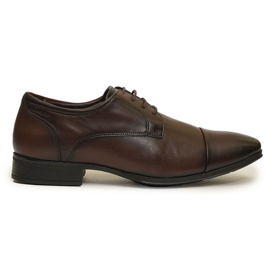 Zapato de vestir con cordones marrón para hombre de Jota Pe