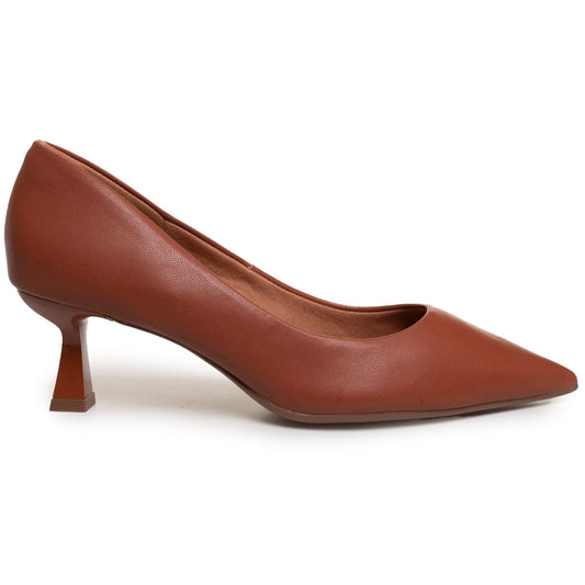 Women's High Heel Pump by Bebece in Caramel