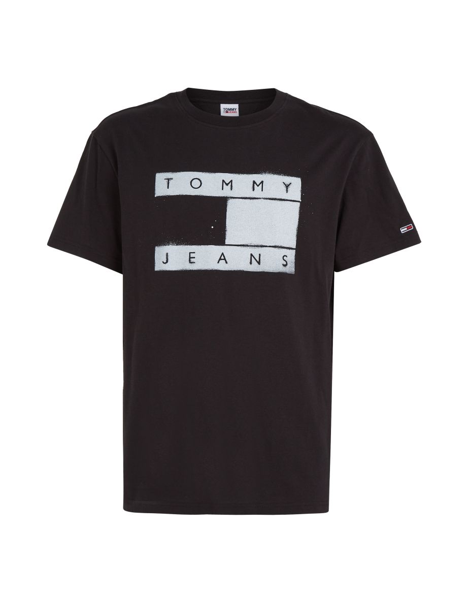 Camiseta Tommy Jeans Classic Spray Flag