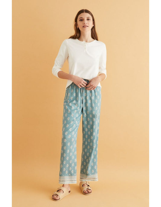 Pantaloni lunghi indiani verdi