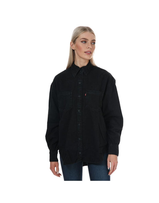 Camicia Levi's Remi Utility da donna in nero