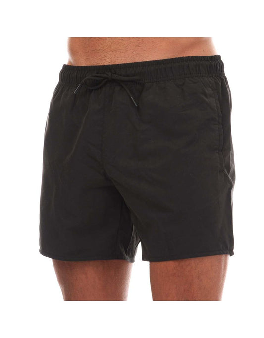 Pantaloncini da bagno Lacoste Lightweight Quick-Dry da uomo in nero