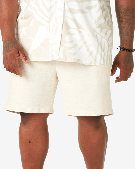 Shorts com cordão off white plus size masculino da Allman para Riachuelo