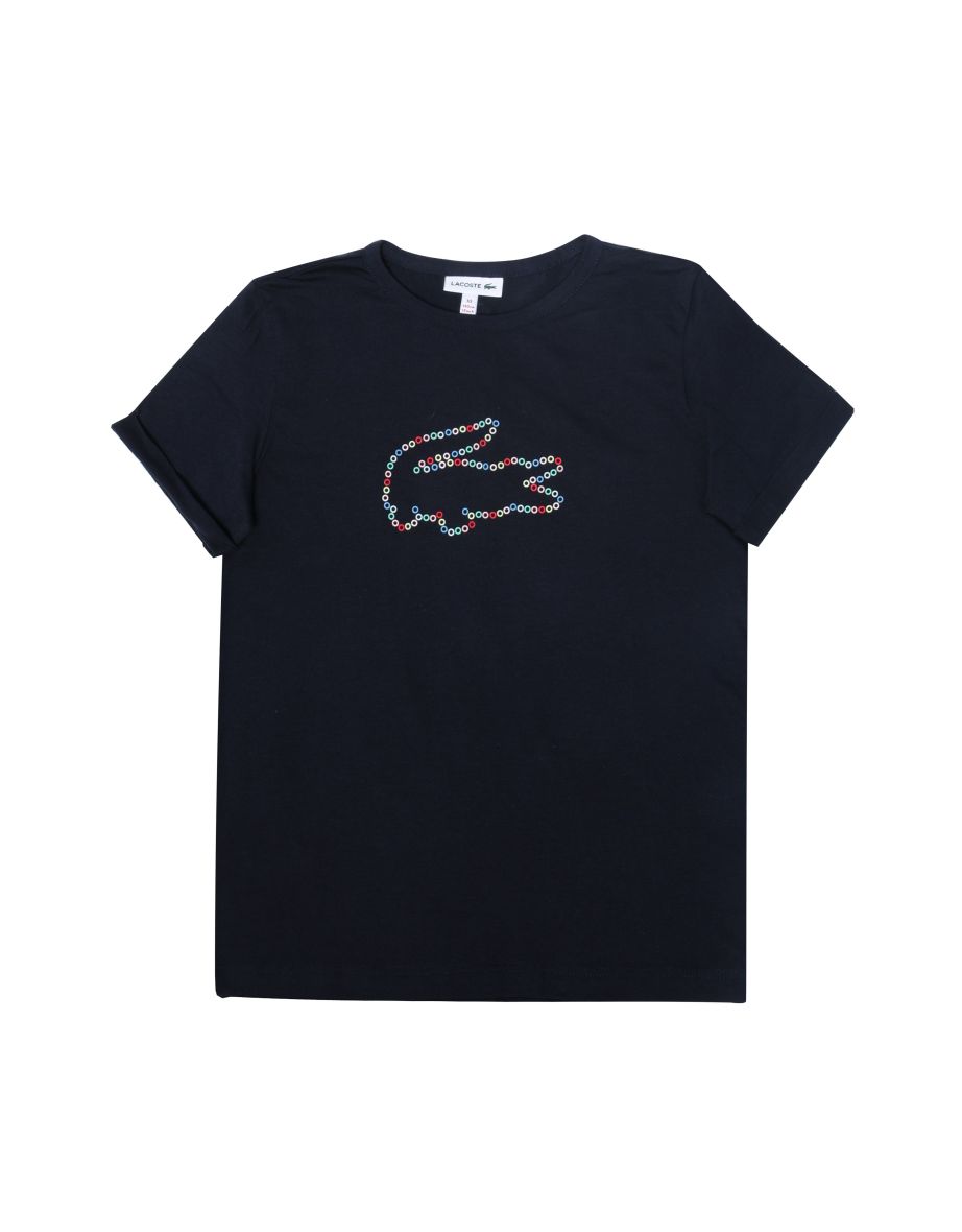 Boy's Lacoste Junior Logo T-Shirt - Blue