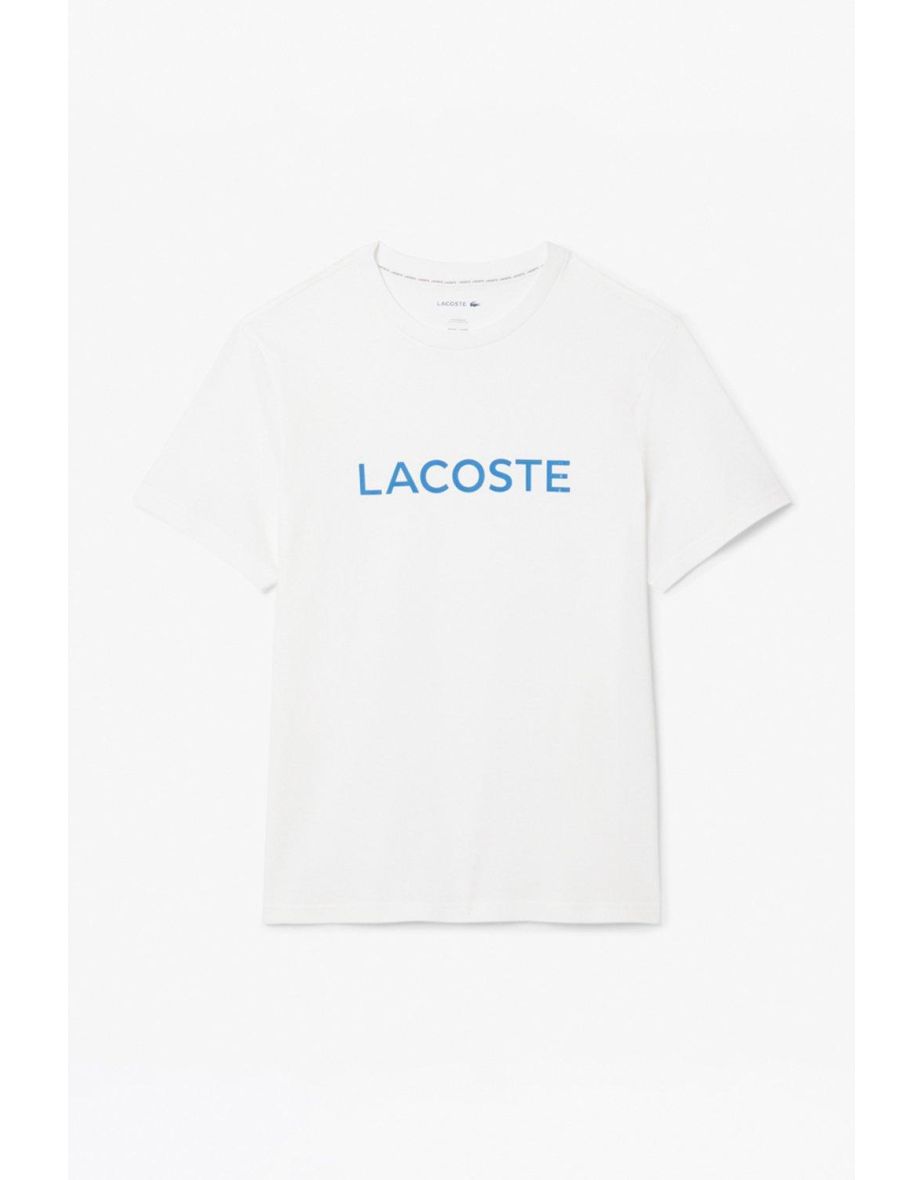 Camiseta com logotipo branco