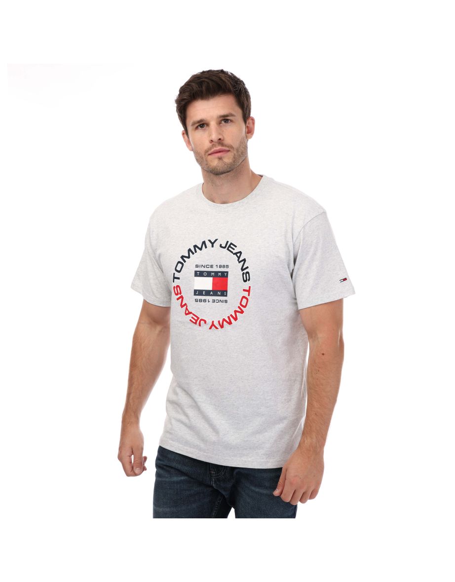 Camiseta Atlética Tommy Hilfiger Gris, Hombre