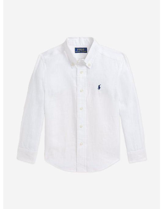 White Linen Shirt for Boys