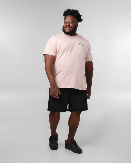 Calça de moletom reta masculina plus size - preta - Original Plus da Riachuelo