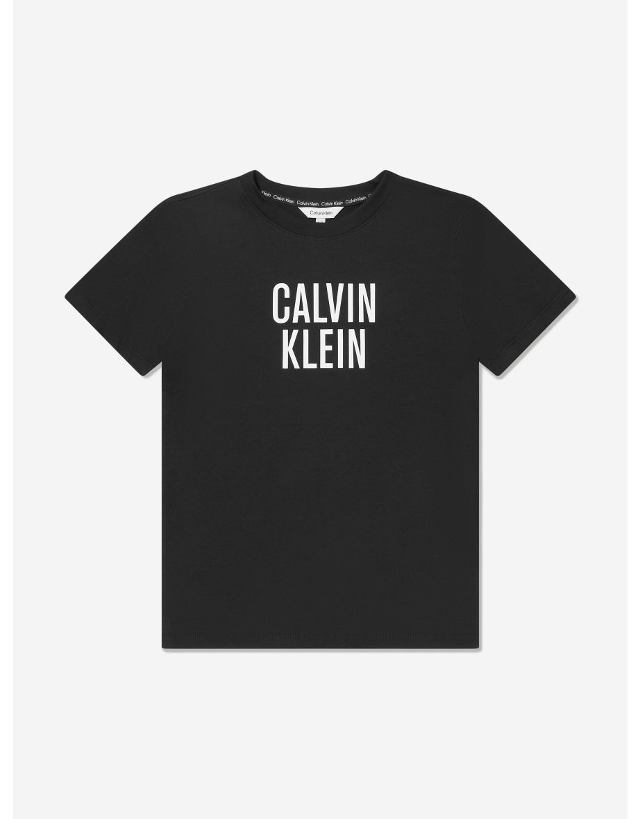 Maglietta Beach nera da ragazzo