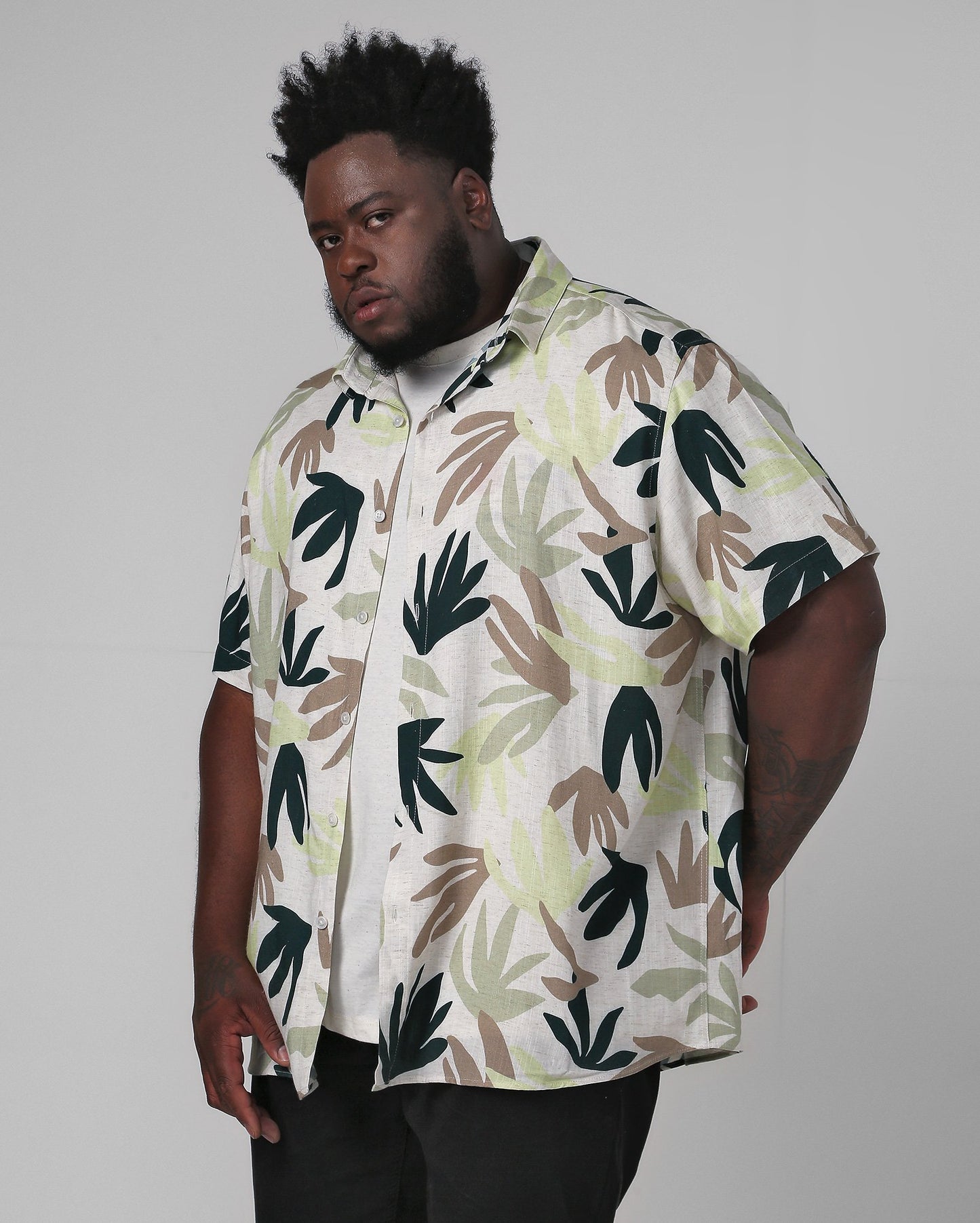 Camisa Off-White Plus Size Masculina | Allman By Riachuelo