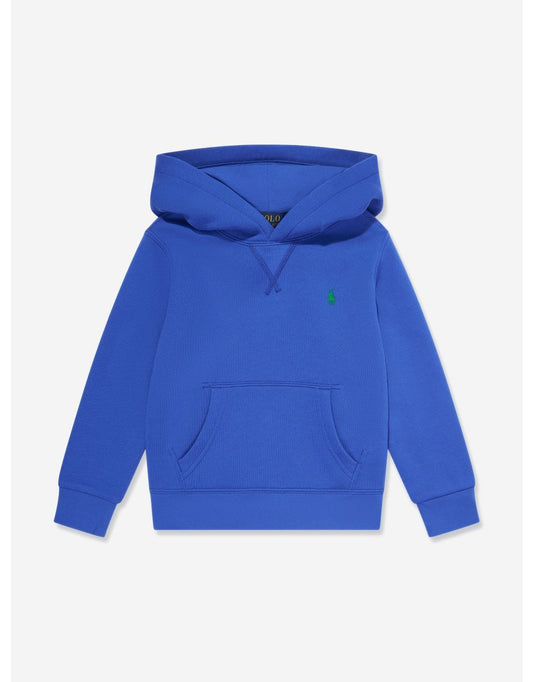 Boys' Blue Logo Hoodie