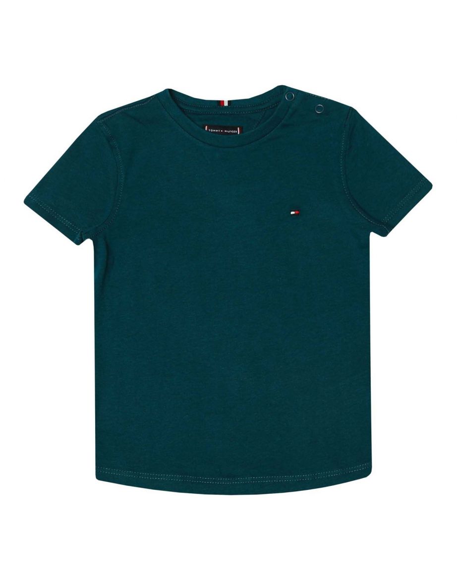 Boy's Tommy Hilfiger Essential Jersey T-Shirt in Blue
