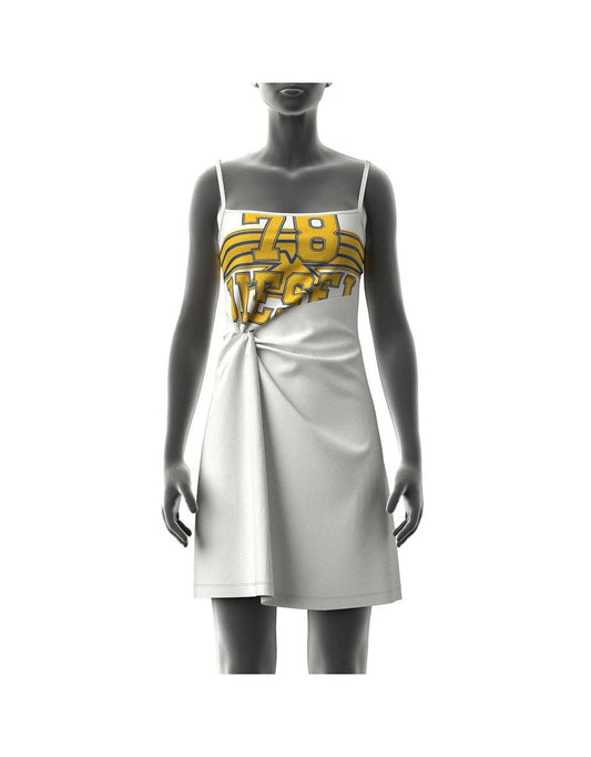 Vestido branco Diesel D-Knotty para mulheres