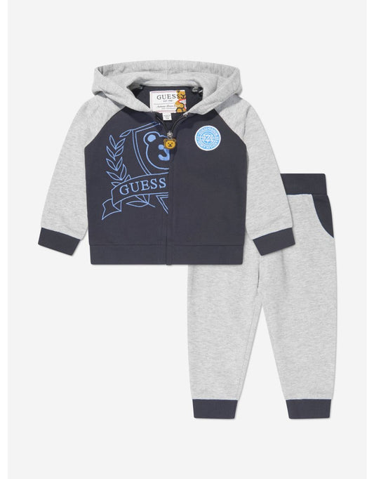 Boys' Active Top and Joggers Set in Navy