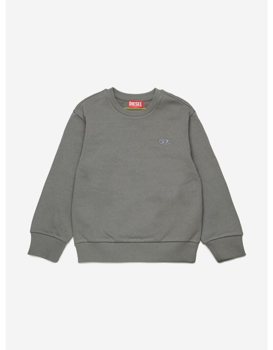 Boys Grey Oval D Logo Sweatshirt