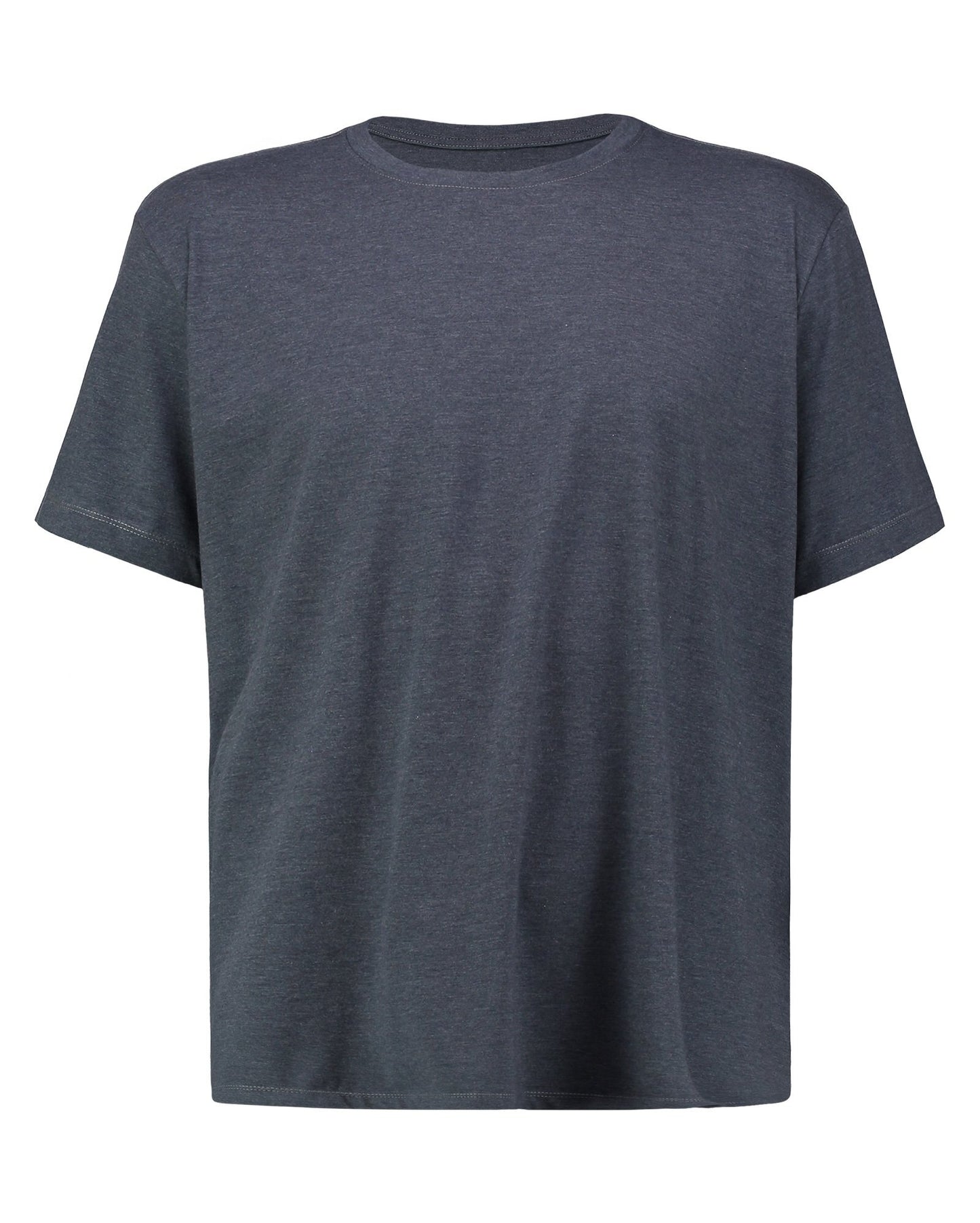 Camiseta masculina de malha sólida de manga curta plus size Allemand