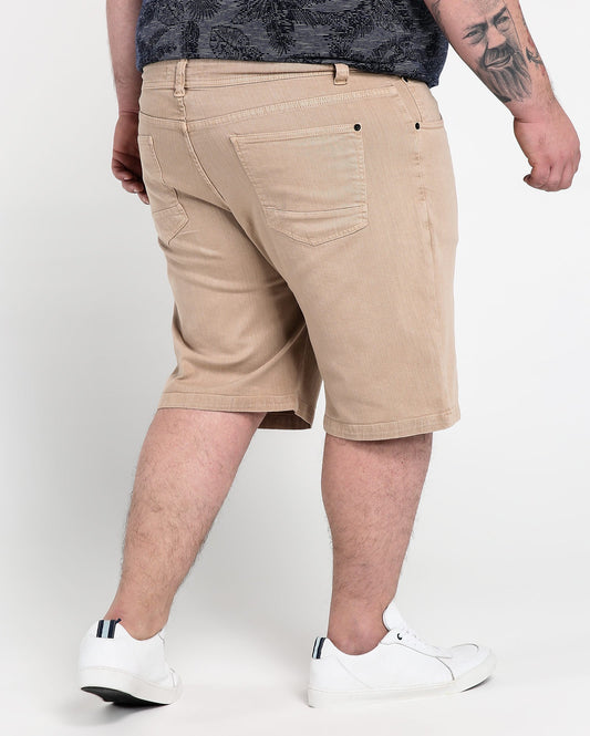 Bermuda in twill Plus Size con cinque tasche - Marrone