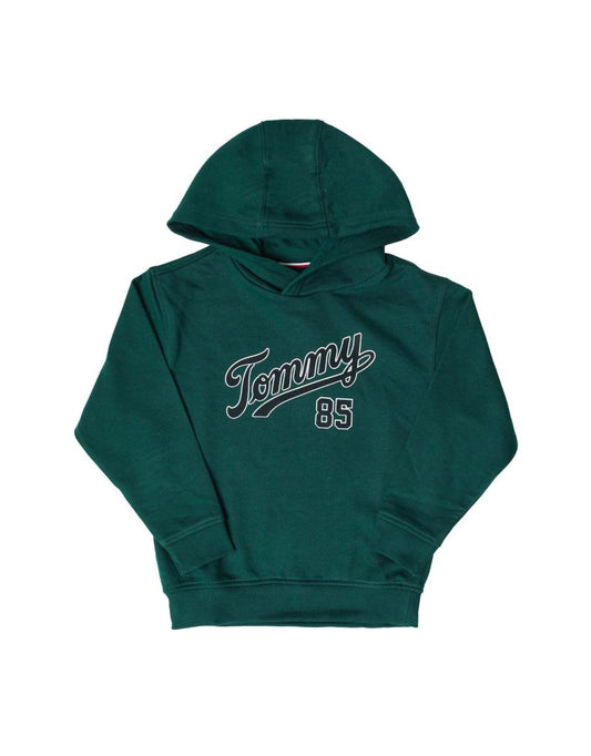 Boy's Tommy Hilfiger College Terry Hoodie in Green