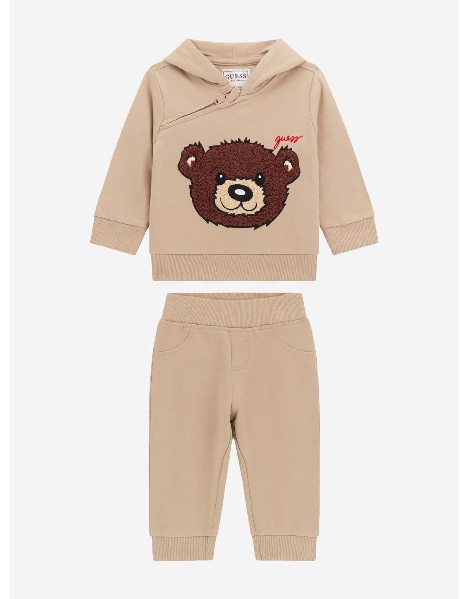 Tuta da orso beige per bambino