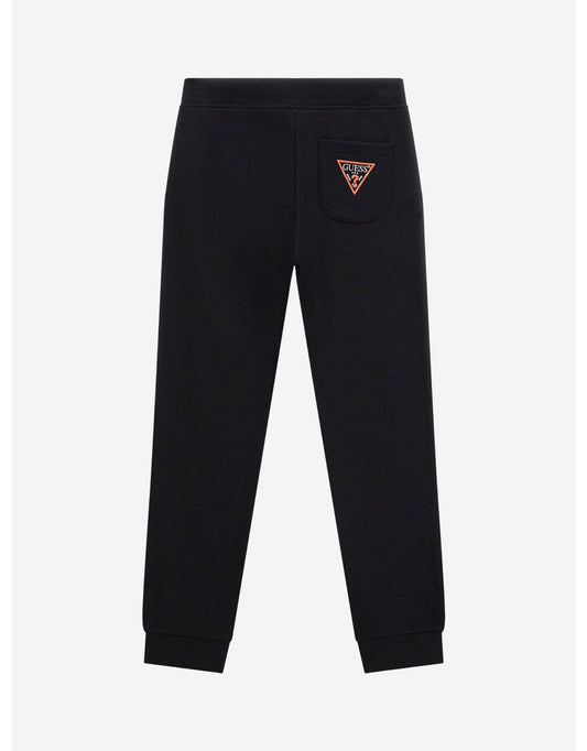 Joggers com logotipo preto para meninos