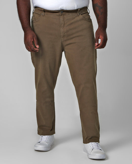 Men's Plus Size Slim Fit Green Jeans | Pool Jeans