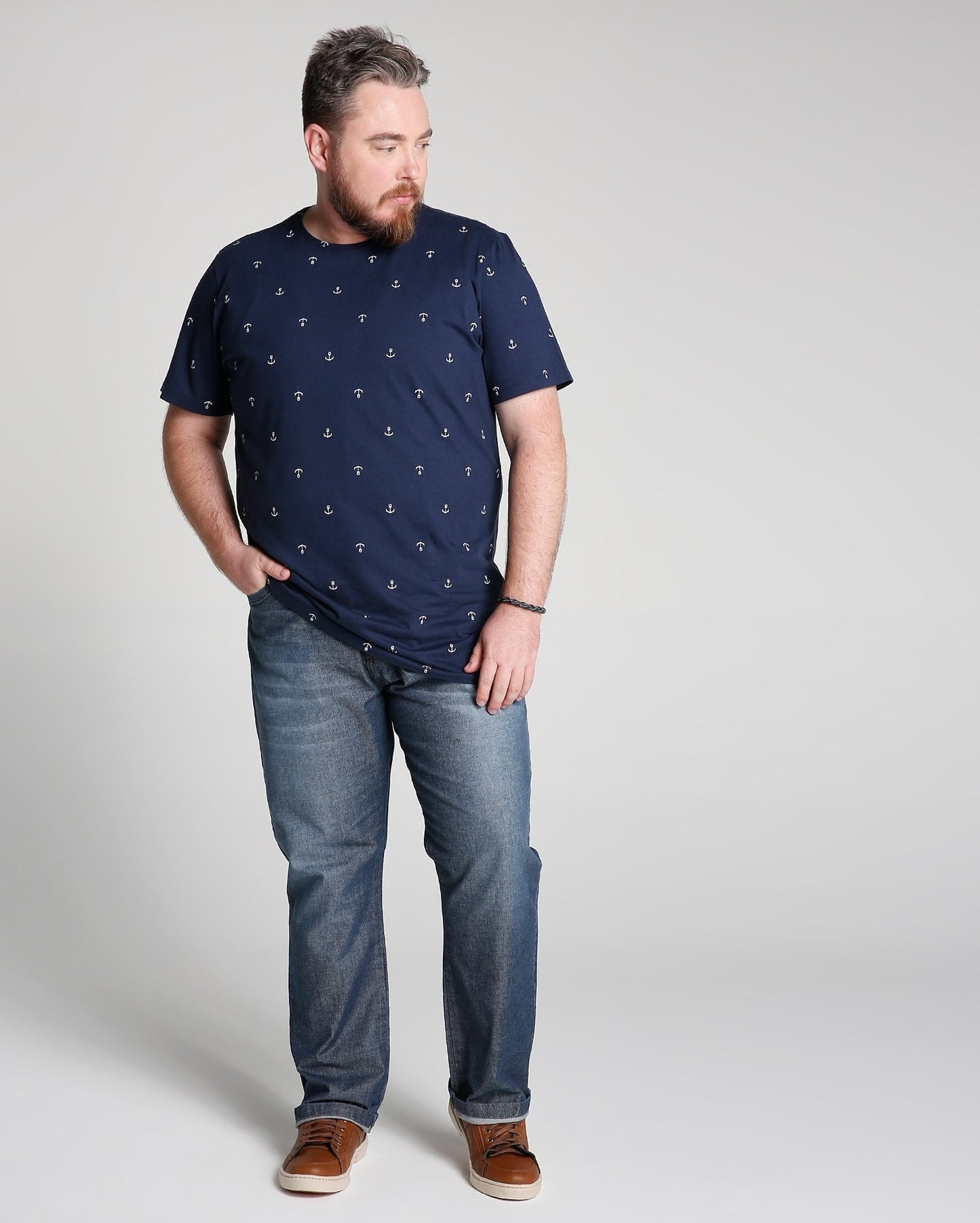 Calças jeans plus size com bolsos