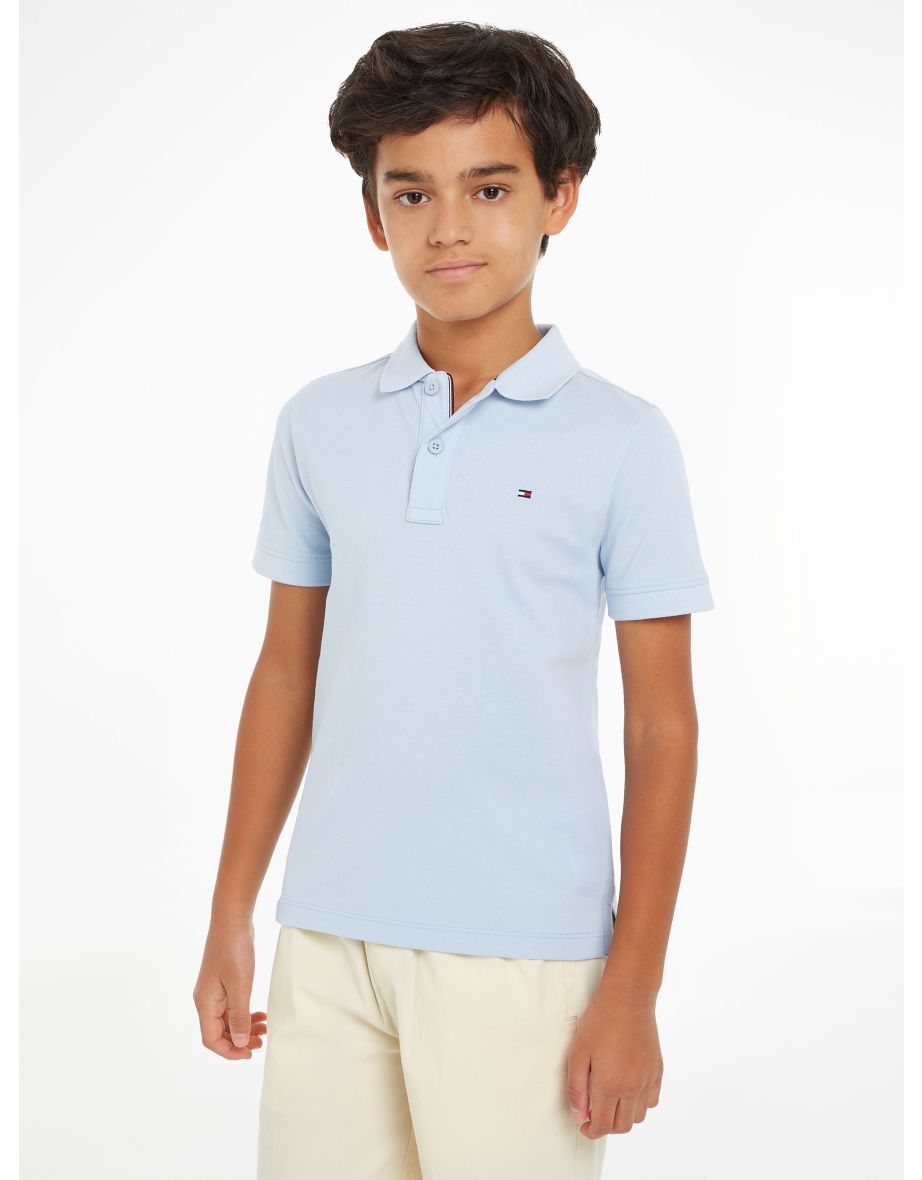 Boys' Blue Flag Polo Shirt