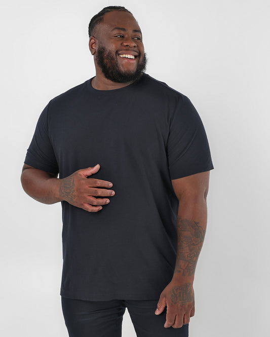 Men's Plus Size Textured Blue T-Shirt | Original Plus by Riachuelo