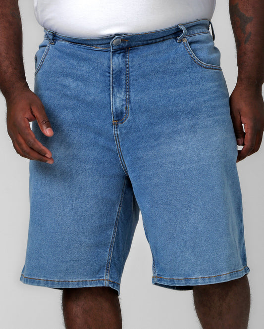 Men's Plus Size Slim Light Denim Shorts | Allman By Riachuelo