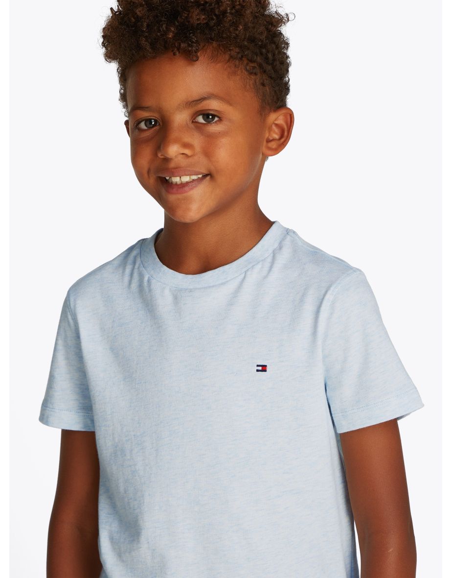 Camiseta de algodón Tommy Hilfiger Essential Azul, Niño