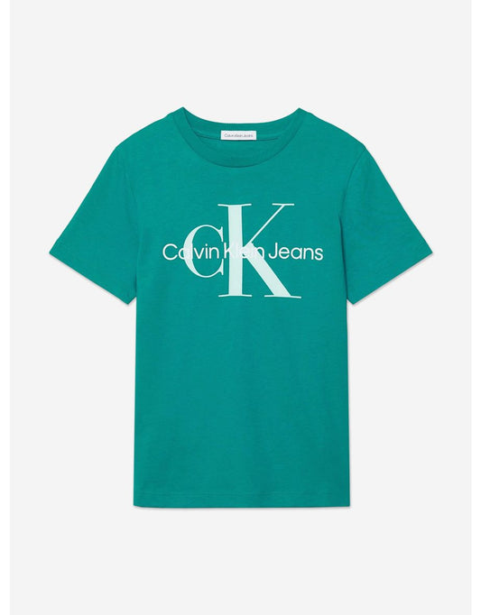Camiseta Monograma Calvin Klein Niño Verde