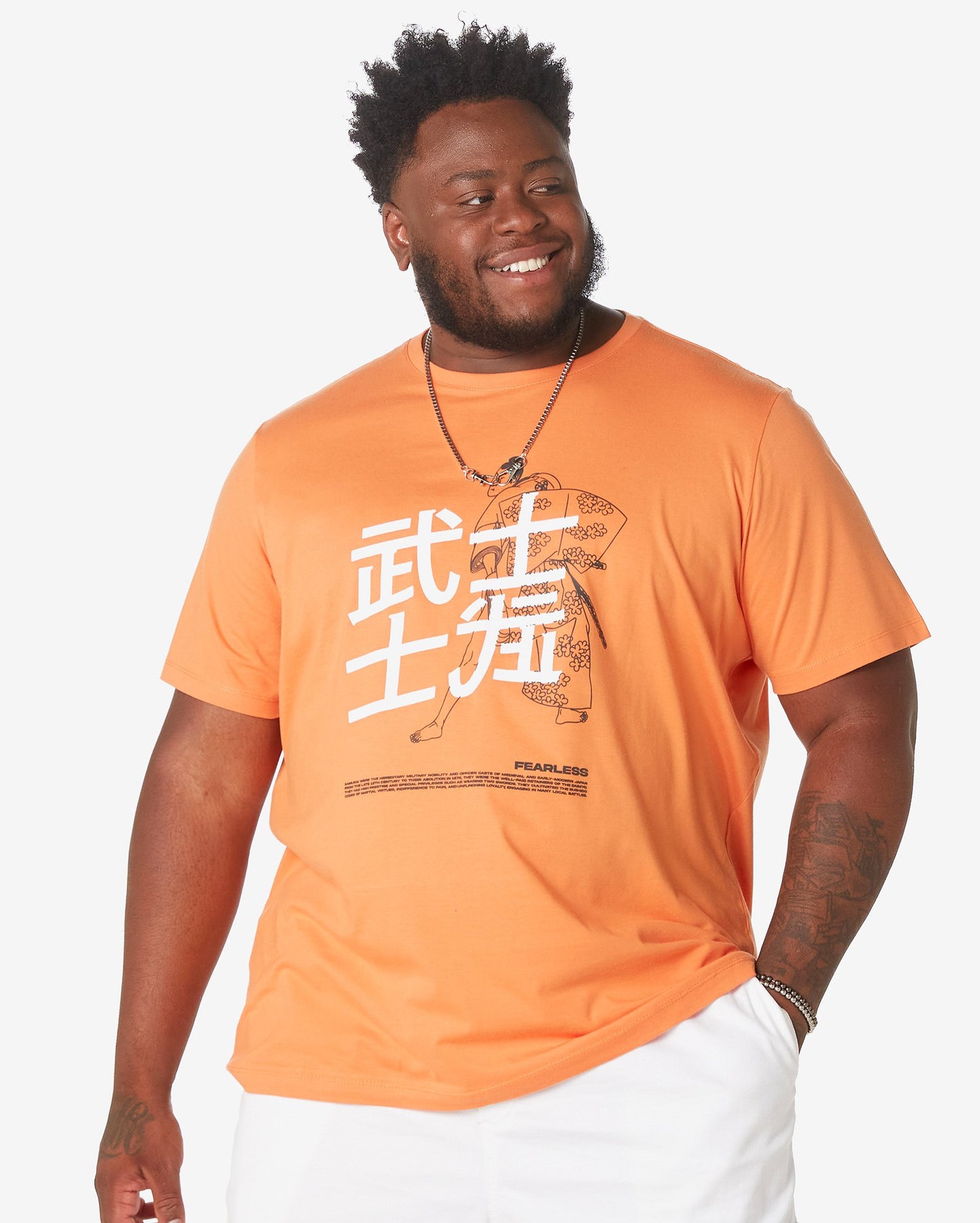 Maglietta a manica corta "Fearless" arancione da Allman, Riachuelo, uomo, taglie forti