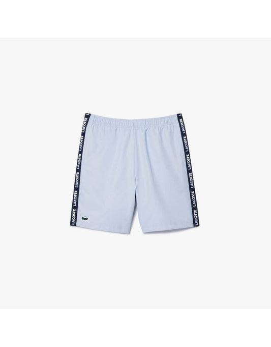 Pantaloncini da tennis Lacoste Sport Logo Stripe Uomo - Blu