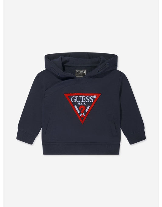 Navy Boys' Logo Hoodie