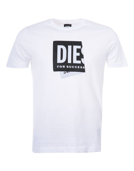 Camiseta de hombre Diesel T-Diegos Lab White
