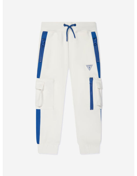 Jaquetas Cargo Joggers brancas para meninos