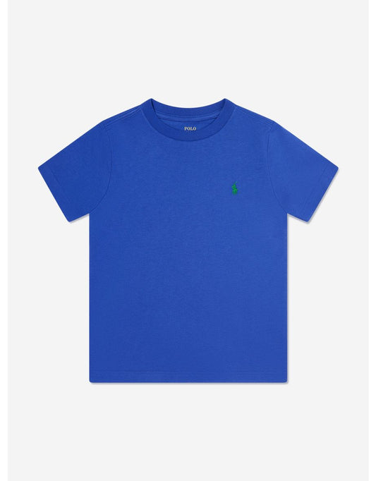 Boys' Blue Logo T-Shirt